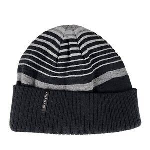 Turtle Fur- Cole Youth Black Grey Striped Winter Warm Outdoor